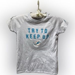 Youth Small Under Armour Gray Miami Dolphins Try To Keep Up Tech T-Shirt